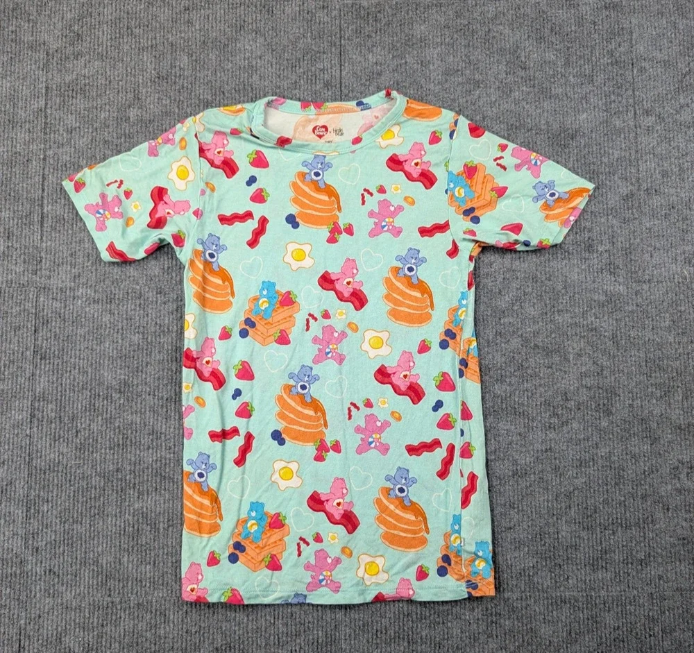 Birdie Bean Care Bears Shirt Kid 7/8Y Bamboo Novelty Sleep Lightweight Breakfast